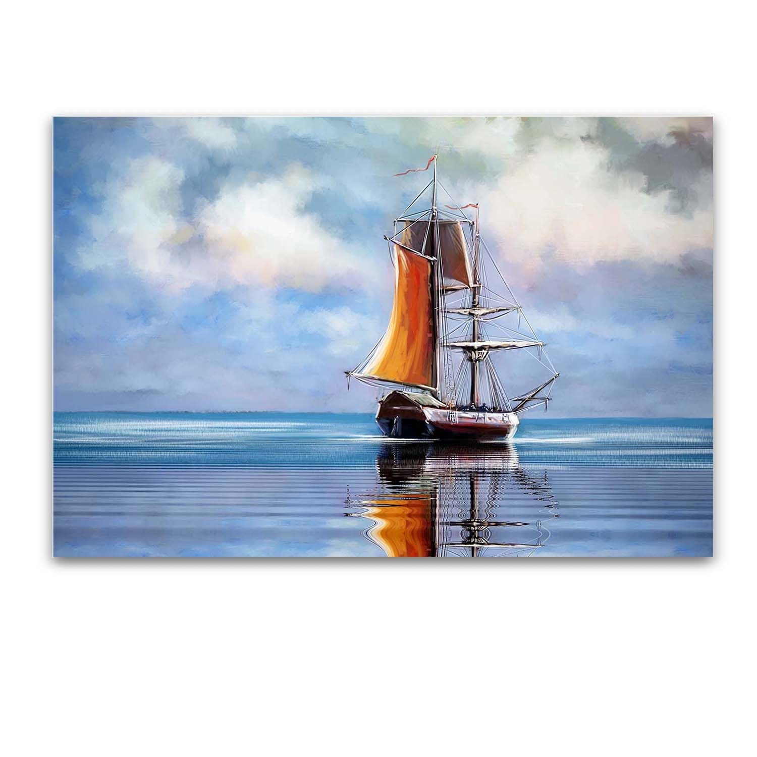 Tablou Startonight pe sticla acrilica Spre Infinit, luminos in intuneric, 90 cm x 60 cm