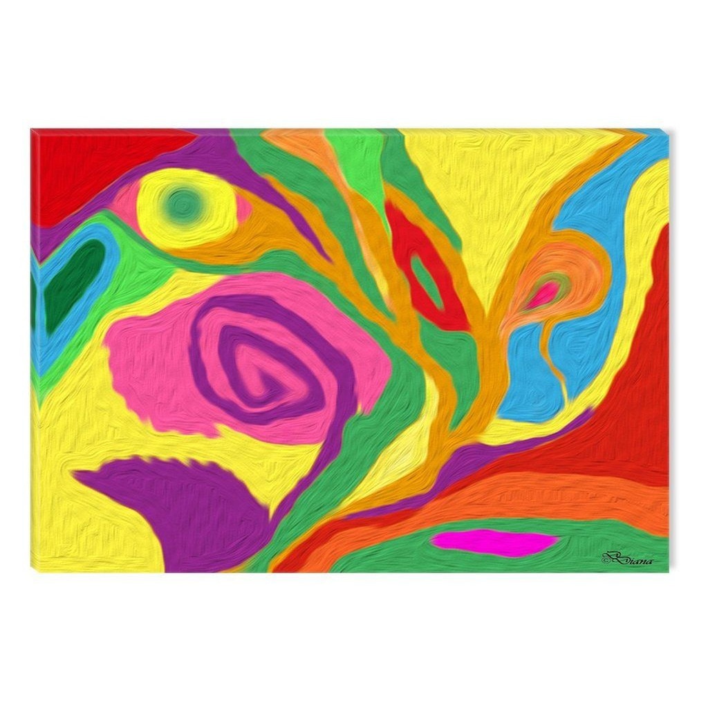 Tablou Startonight pe sticla acrilica Armonie , luminos in intuneric, 60 cm x 40 cm