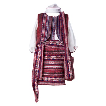 Set 6 piese rochita botez traditional Lacramioara 3-6 luni Set 6 piese rochita botez traditional Lacramioara 3-6 luni