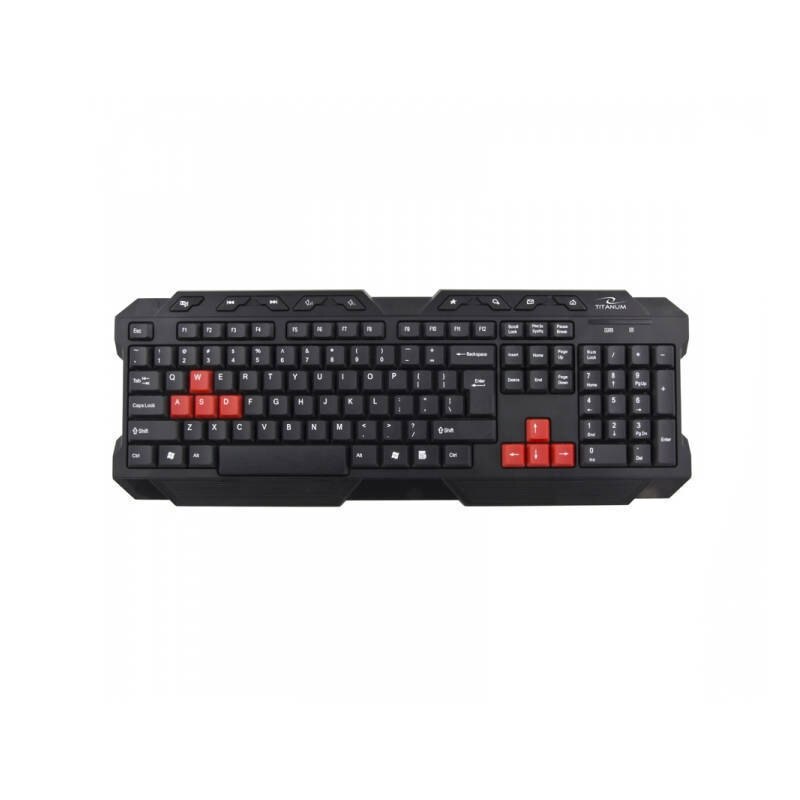 Tastatura gaming Esperanza Titanum TK105 USB Black