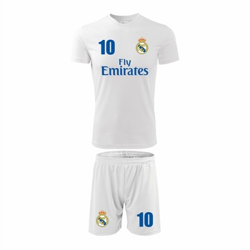 Echipament Copii Real Madrid, 10 ani, alb Echipament Copii Real Madrid, 10 ani, alb