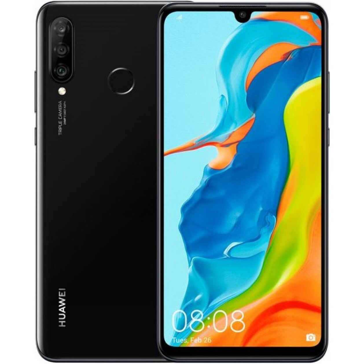 Комплект Смартфон Huawei P30 Lite Dual Sim 4GB RAM 128GB, Black ...
