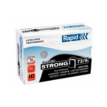 Capse 73/6 Rapid 5 000 buc/cutie SUPER STRONG, 24890200 Capse 73/6 Rapid 5 000 buc/cutie SUPER STRONG, 24890200