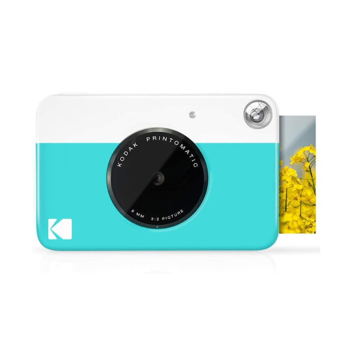Цифров фотоапарат Kodak Printomatic за моментни снимки с размер 2x3" , Син