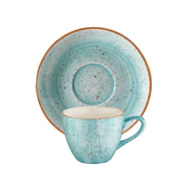 Ceasca cu farfurioara AURA AQUA 70cc AAQ RIT 02KFT