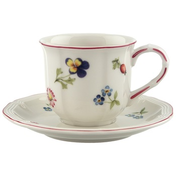 Set Ceasca si farfurie pentru espresso Petite Fleur-063949 Set Ceasca si farfurie pentru espresso Petite Fleur-063949