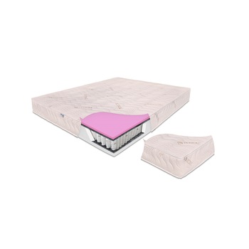 Saltea Ortopedica, Ortopedicus®, Tencel Air Hybrid, 200x180x21 cm, arcuri pocket, reversibila Saltea Ortopedica, Ortopedicus®, Tencel Air Hybrid, 200x180x21 cm, arcuri pocket, reversibila