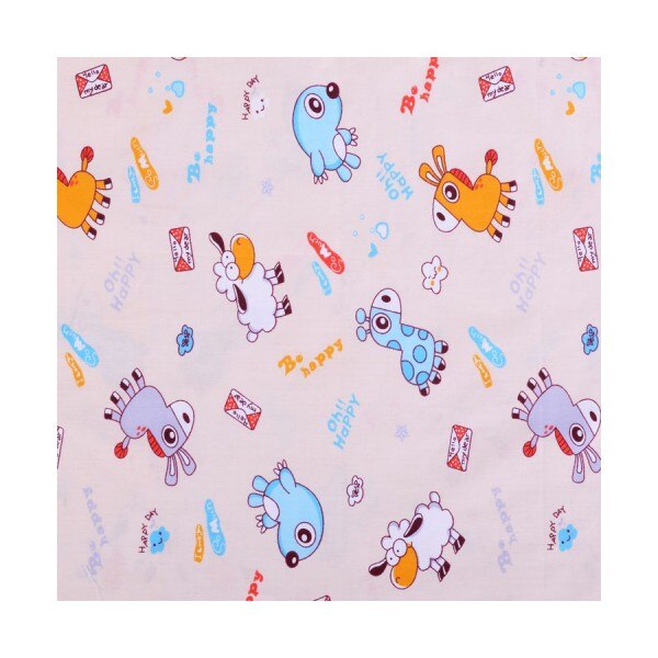 Lenjerie patut bebe din bumbac 120 x 150 cm apricot