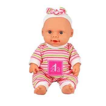 Papusa bebelus roz vorbeste si canta in limba romana Papusa bebelus roz vorbeste si canta in limba romana