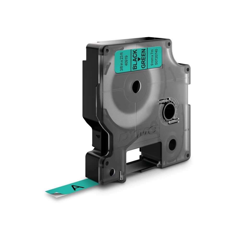 Etichete DYMO 40919, LabelManager D1, 9mm x 7m, negru/verde, S0720740