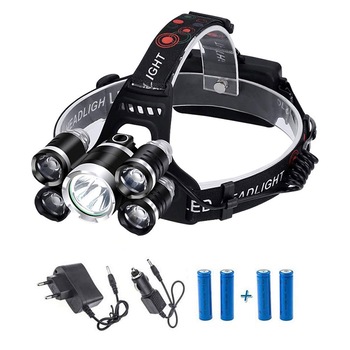 Lanterna de Cap cu 5 LED-uri , 30W , 8000 Lumeni ,cu ZOOM si Acumulatori de rezerva inclusi - ElectroAZ Lanterna de Cap cu 5 LED-uri , 30W , 8000 Lumeni ,cu ZOOM si Acumulatori de rezerva inclusi - ElectroAZ
