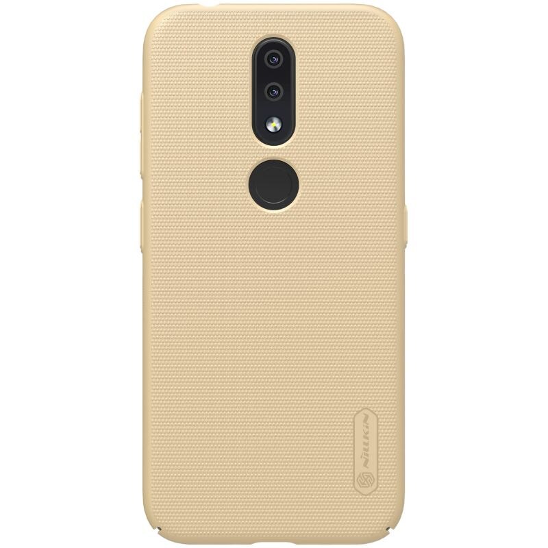 Husa protectie spate din plastic texturat auriu, pentru Nokia 4.2- Nillkin Frosted Shield