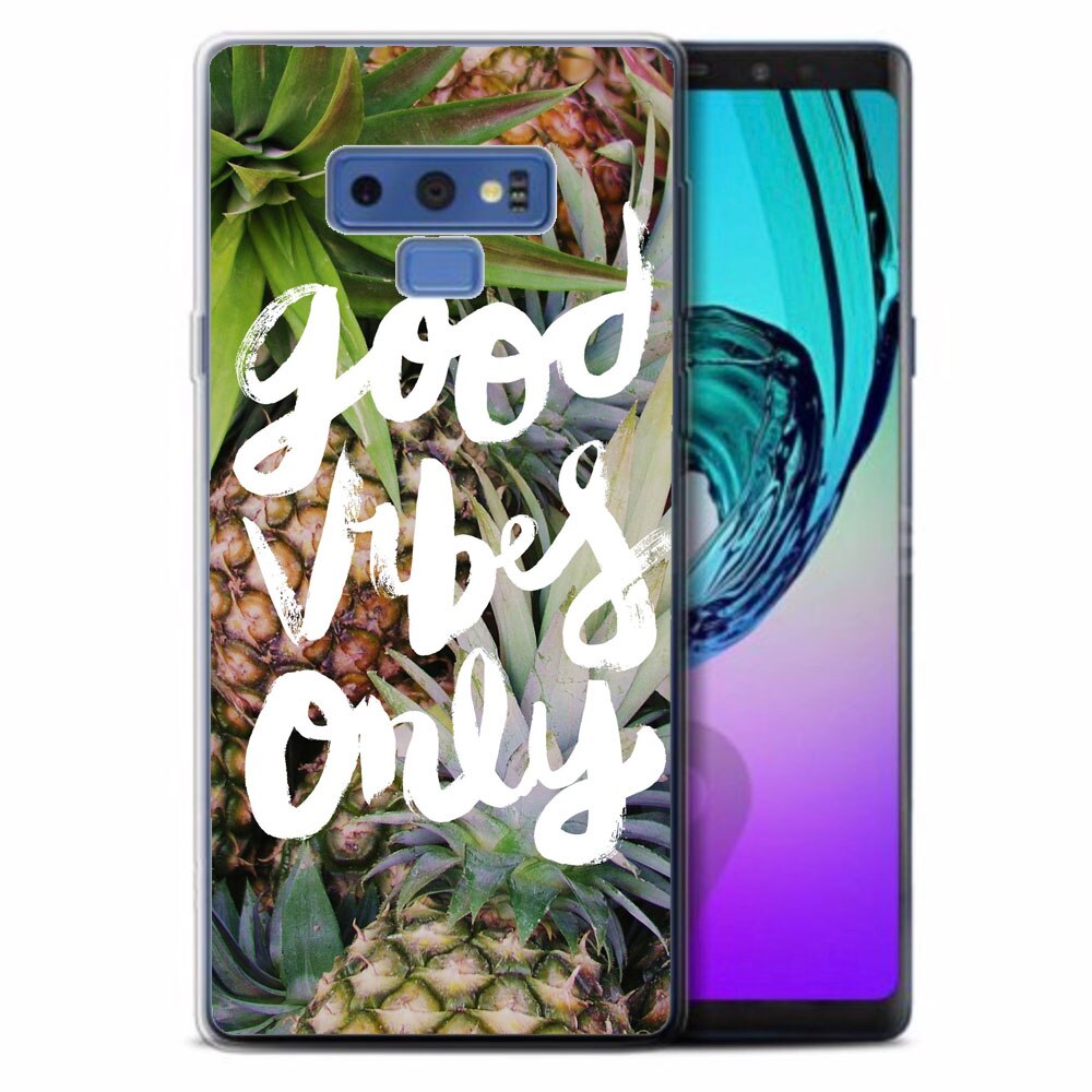 Husa Samsung Galaxy Note 9 Silicon Gel Tpu Model Good Vibes Only Multicolor