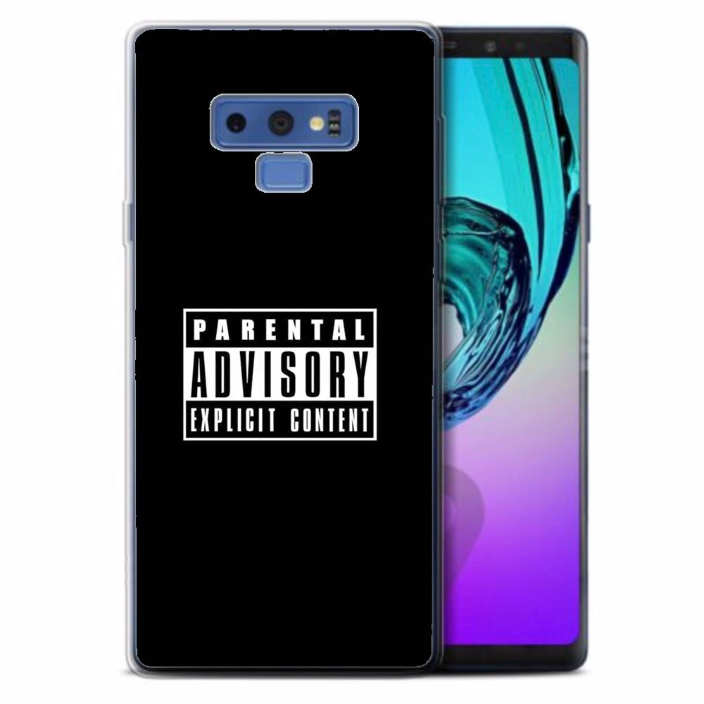 Husa Samsung Galaxy Note 9 Silicon Gel Tpu Model Parental Advisory Multicolor