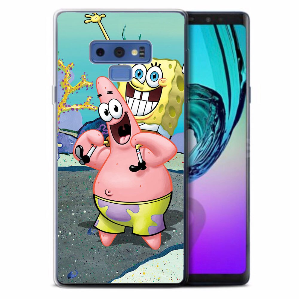 Husa Samsung Galaxy Note 9 Silicon Gel Tpu Model Spongebob Multicolor