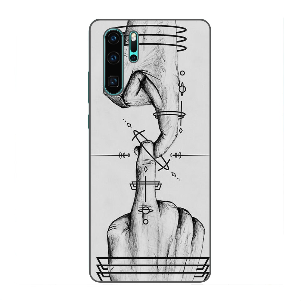 Husa Huawei P30 Pro Silicon Gel Tpu Model Universe Touch Multicolor
