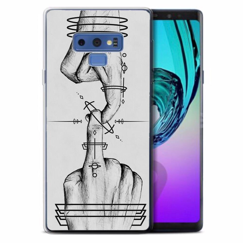 Husa Samsung Galaxy Note 9 Silicon Gel Tpu Model Universe Touch Multicolor