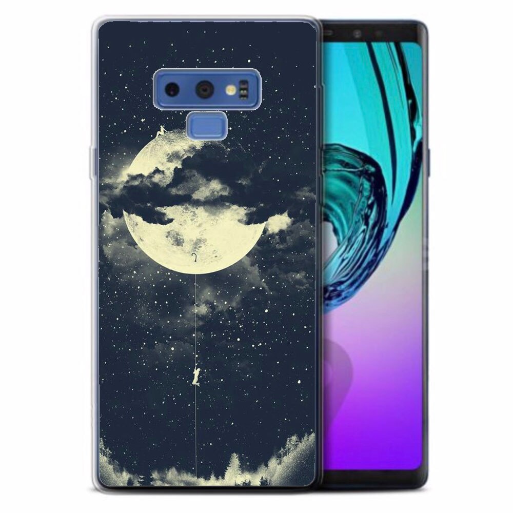 Husa Samsung Galaxy Note 9 Silicon Gel Tpu Model Moon Climbing Multicolor