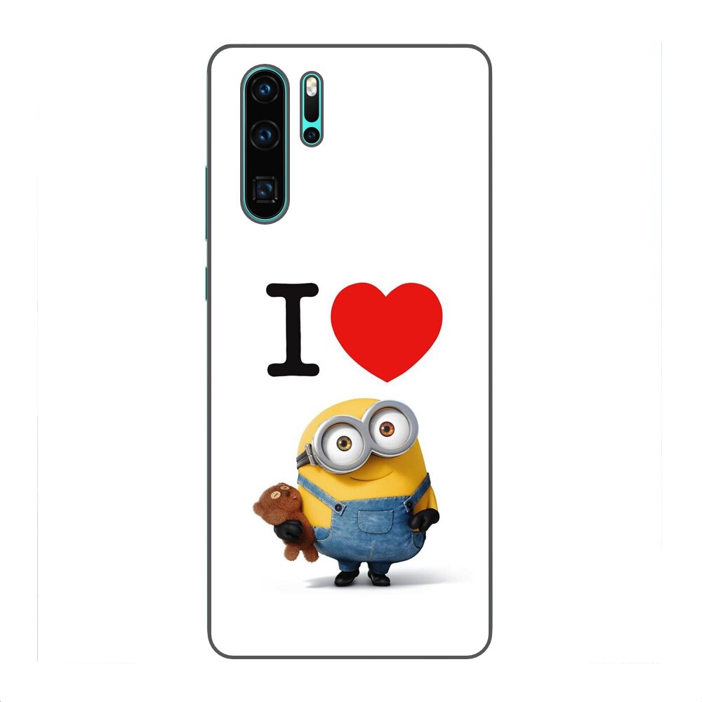 Husa Huawei P30 Pro Silicon Gel Tpu Model I Love Minions Multicolor