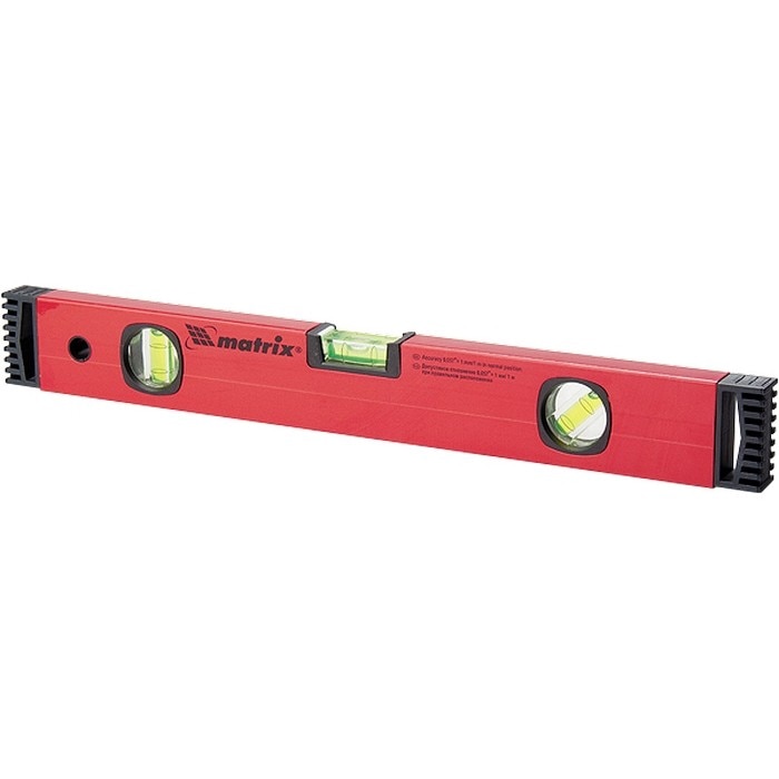 Nivela aluminiu, 1000 mm, frezata, 3 bule, MTX