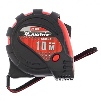 Ruleta Status magnet 3 fixations, 10 m x 32 mm, carcasa cauciucata, varf magnetic, uz caznic,MTX Ruleta Status magnet 3 fixations, 10 m x 32 mm, carcasa cauciucata, varf magnetic, uz caznic,MTX