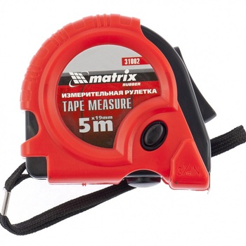 Ruleta Rubber, 5 m х 19 mm, corp cauciucat, uz caznic, MTX Ruleta Rubber, 5 m х 19 mm, corp cauciucat, uz caznic, MTX