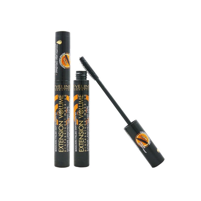 Mascara, Eveline Cosmetics, False Definition 4D, Extreme Lengthening and Care, 10 ml eMAG.ro