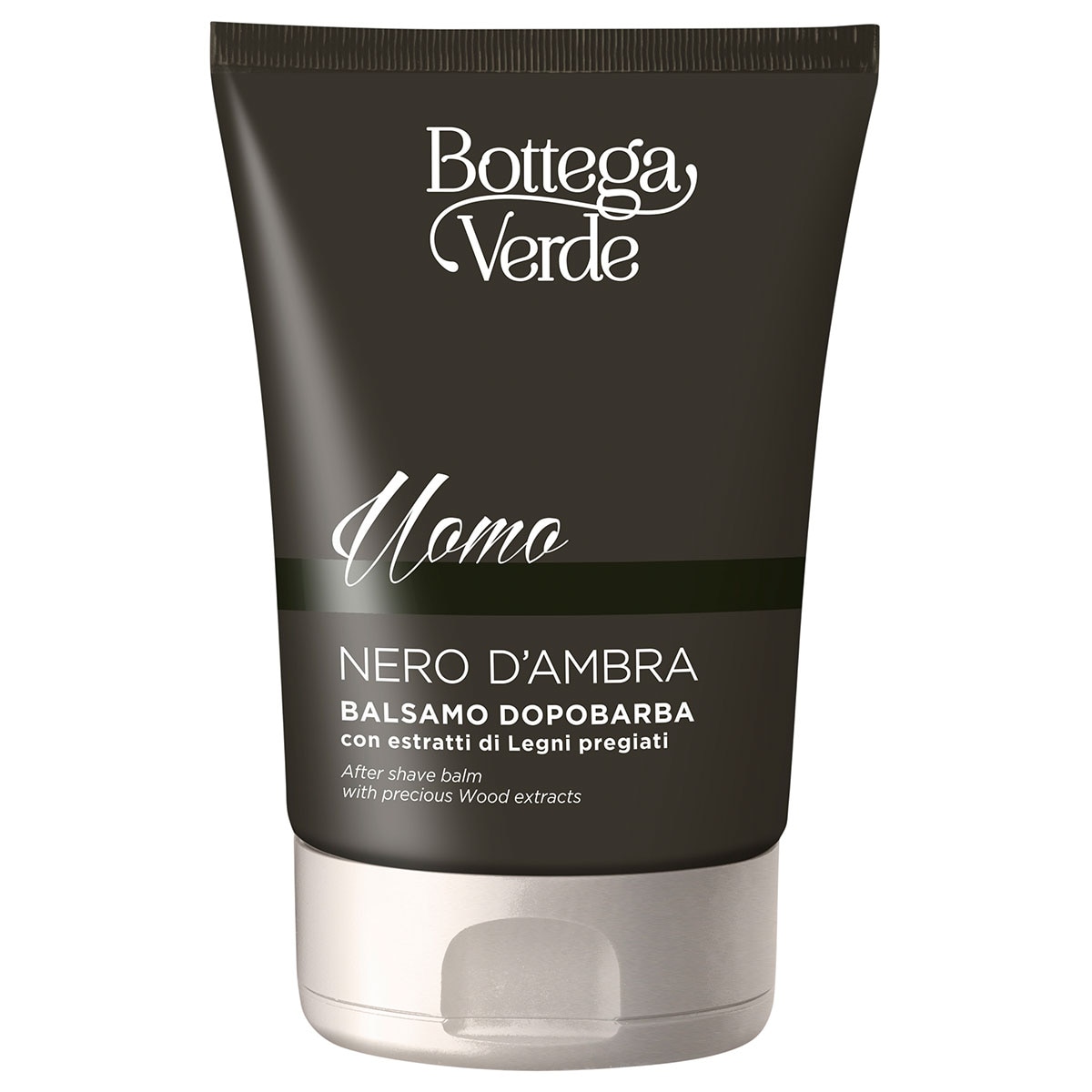 Balsam aftershave cu extracte de lemn pretios - Nero d'Ambra, 75 ML, Bottega Verde