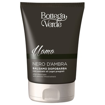 Balsam aftershave cu extracte de lemn pretios - Nero d'Ambra, 75 ML, Bottega Verde Balsam aftershave cu extracte de lemn pretios - Nero d'Ambra, 75 ML, Bottega Verde