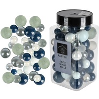 sfere decorative de sticla bile ornamentale rasteli  6-15 mm 500 g aspect luciosmat alb-bleumarin art 3350 imagen 54_1_
0