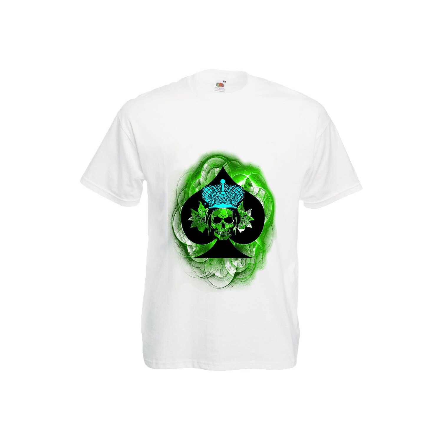 Tricou barbatesc dead king alb M