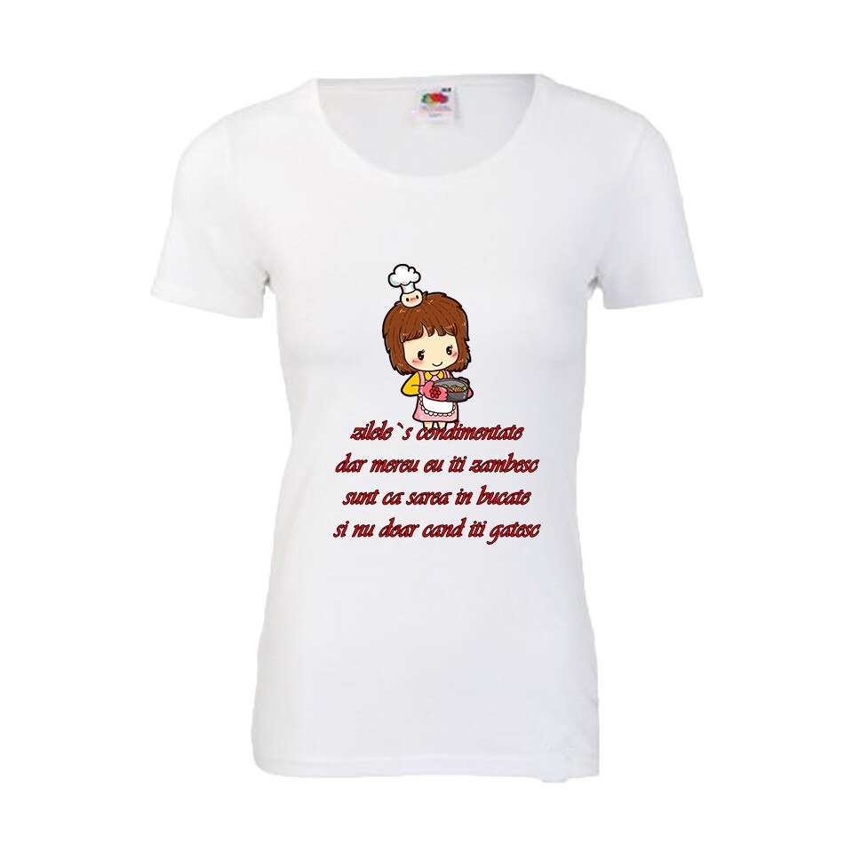 Tricou dama personalizat sunt ca sarea in bucate si nu doar cand iti gatesc 2XL