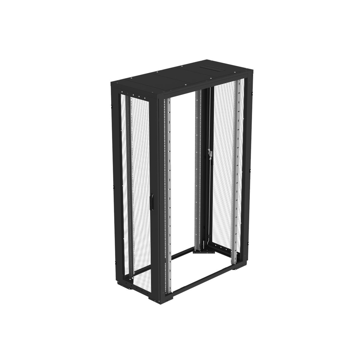 Cabinet server, Eaton, 47U, fara panouri laterale, Negru, Metal