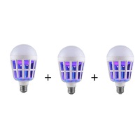 set  3 x bec led  exterminator tantari  lampa uv  10w  plasa geam cadou imagen 12_0_
0