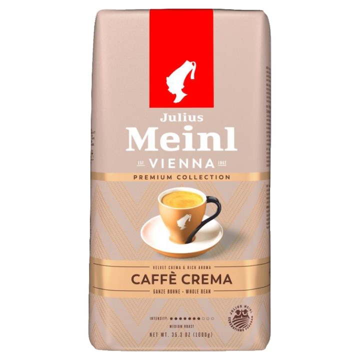 Cafea boabe Julius Meinl Premium Caffe Crema, 1 Kg