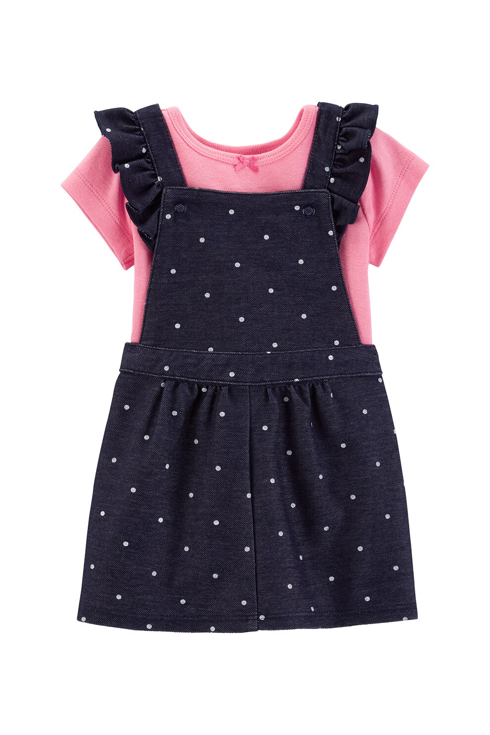 Carter's, Set de body si rochie - 2 piese, Albastru inchis/Roz, Albastru inchis/Roz, 72-78 CM