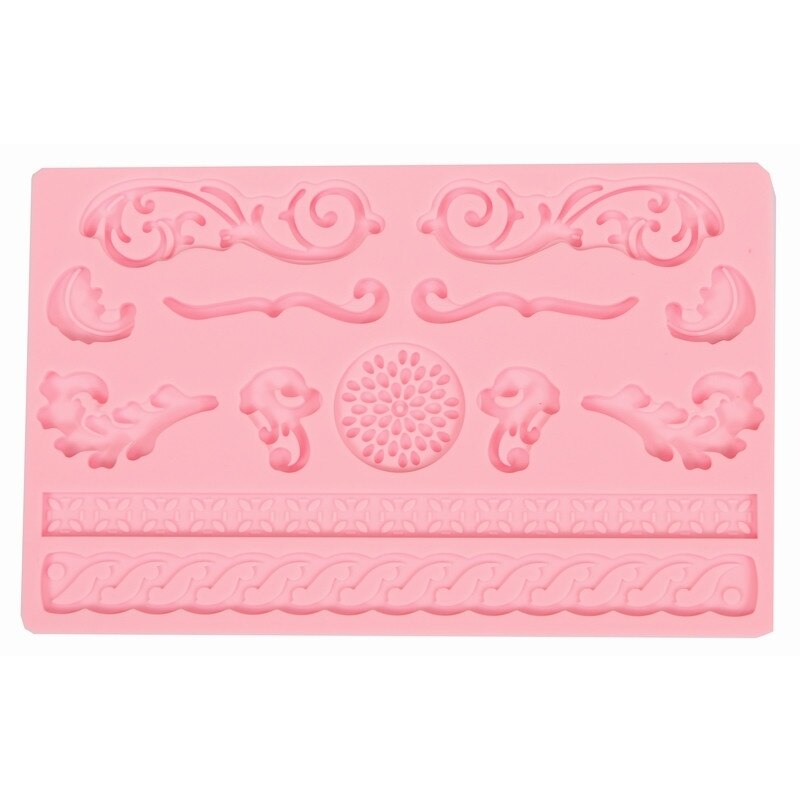 Forma de turnat din silicon DIY - stilizat, 20 x 12.5 x 0.7 cm