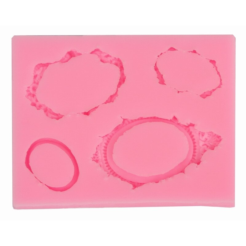 Forma de turnat din silicon DIY - medalioane, 9.5 x 7.5 x 1.2 cm