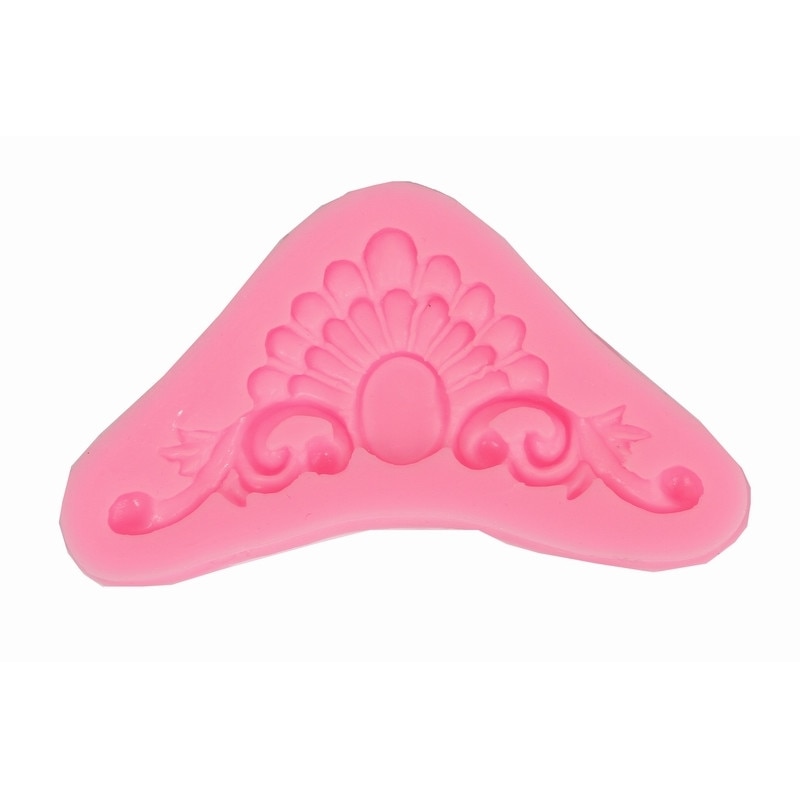 Forma de turnat din silicon DIY - model decorativ colt, 10 x 5.3 x 0.9 cm