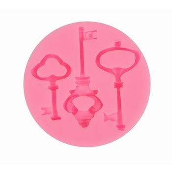 Forma de turnat din silicon DIY - chei, 7.2 x 7.2 x 1 cm Forma de turnat din silicon DIY - chei, 7.2 x 7.2 x 1 cm