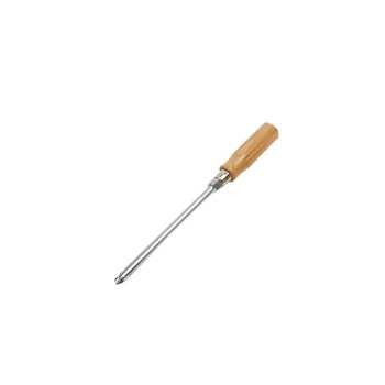 Surubelnita de impact cu cap cruce si maner din lemn Mannesmann M1123-2, PH2, 100 mm Surubelnita de impact cu cap cruce si maner din lemn Mannesmann M1123-2, PH2, 100 mm
