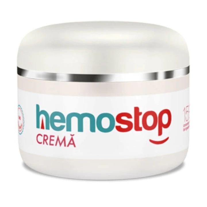 HemoStop 50 ml - Crema pentru Hemoroizi si Fisuri anale cu efect in 24h