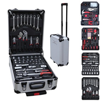 Trusa scule Timeless Tools, 187 piese in valiza aluminiu tip troler Trusa scule Timeless Tools, 187 piese in valiza aluminiu tip troler