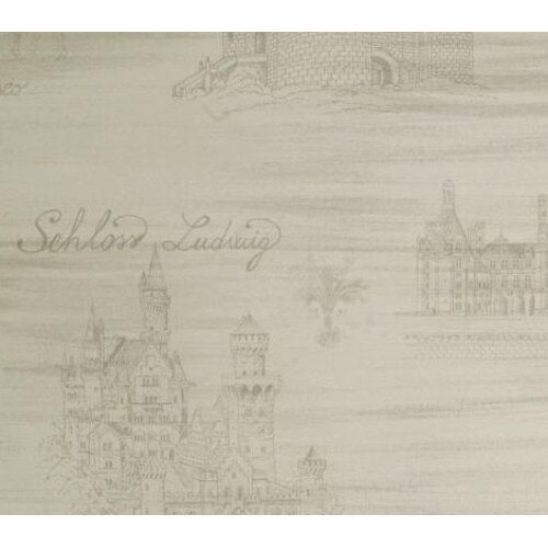 Tapet modern Vinil Compact Gardena 51921 Crem/Bej 0.53 X 10m = 5mp/Rola