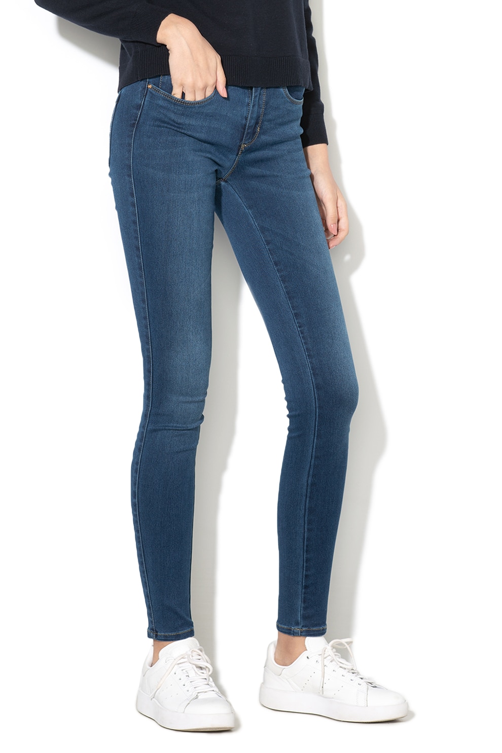 Only, Blugi skinny Royal, Albastru inchis, M-L32