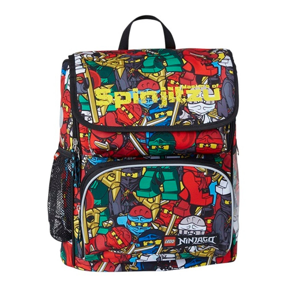 Ghiozdan scoala Recruiter Lego Core Line, design NinjaGo Comic, 36 x 31.5 x 21 cm