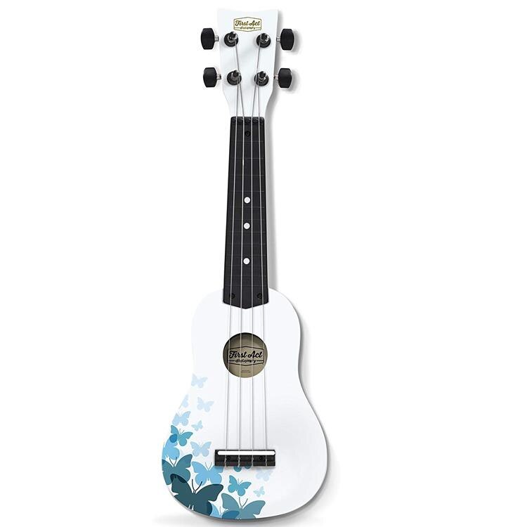 Jucarie First Act White Butterfly Ukulele eMAG.ro