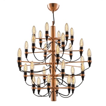 Lustra Avonni AV-1610-30CPR,30x40 W,E14,Cupru Lustra Avonni AV-1610-30CPR,30x40 W,E14,Cupru