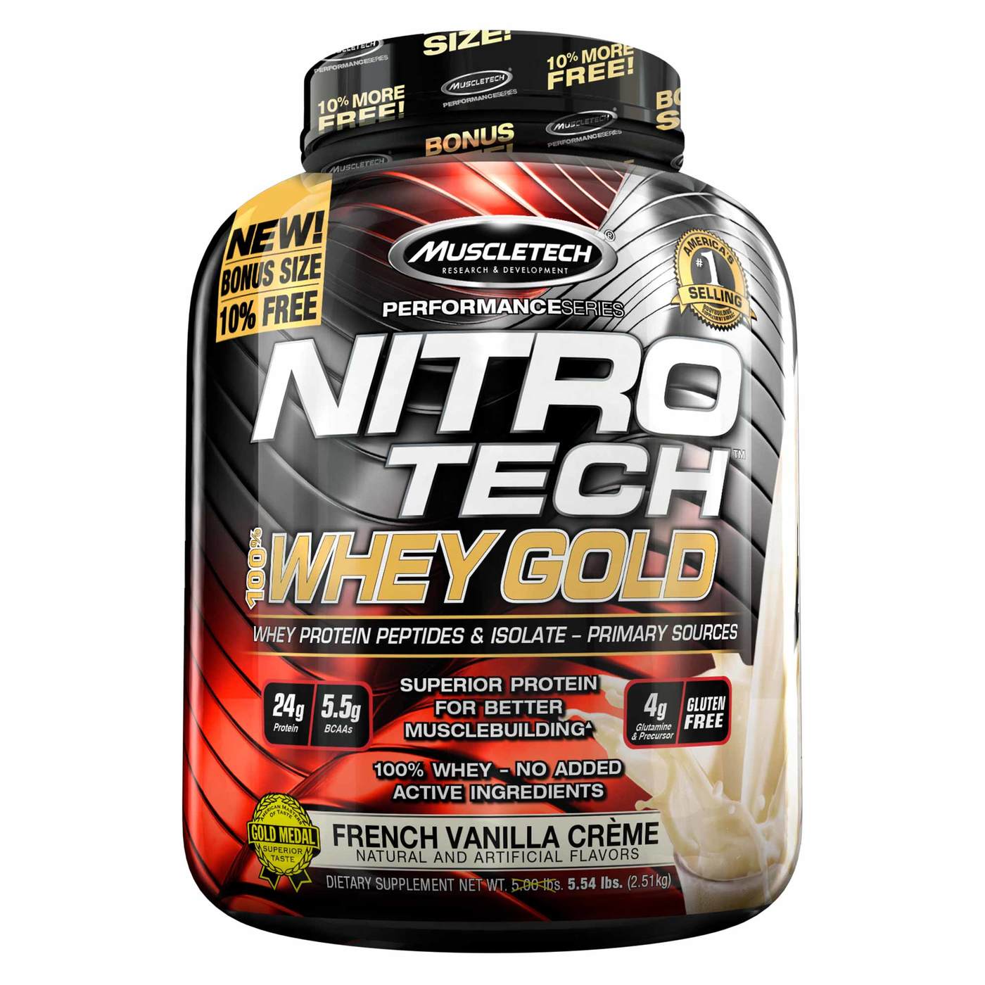 Proteina Nitrotech Whey Gold 2.5kg