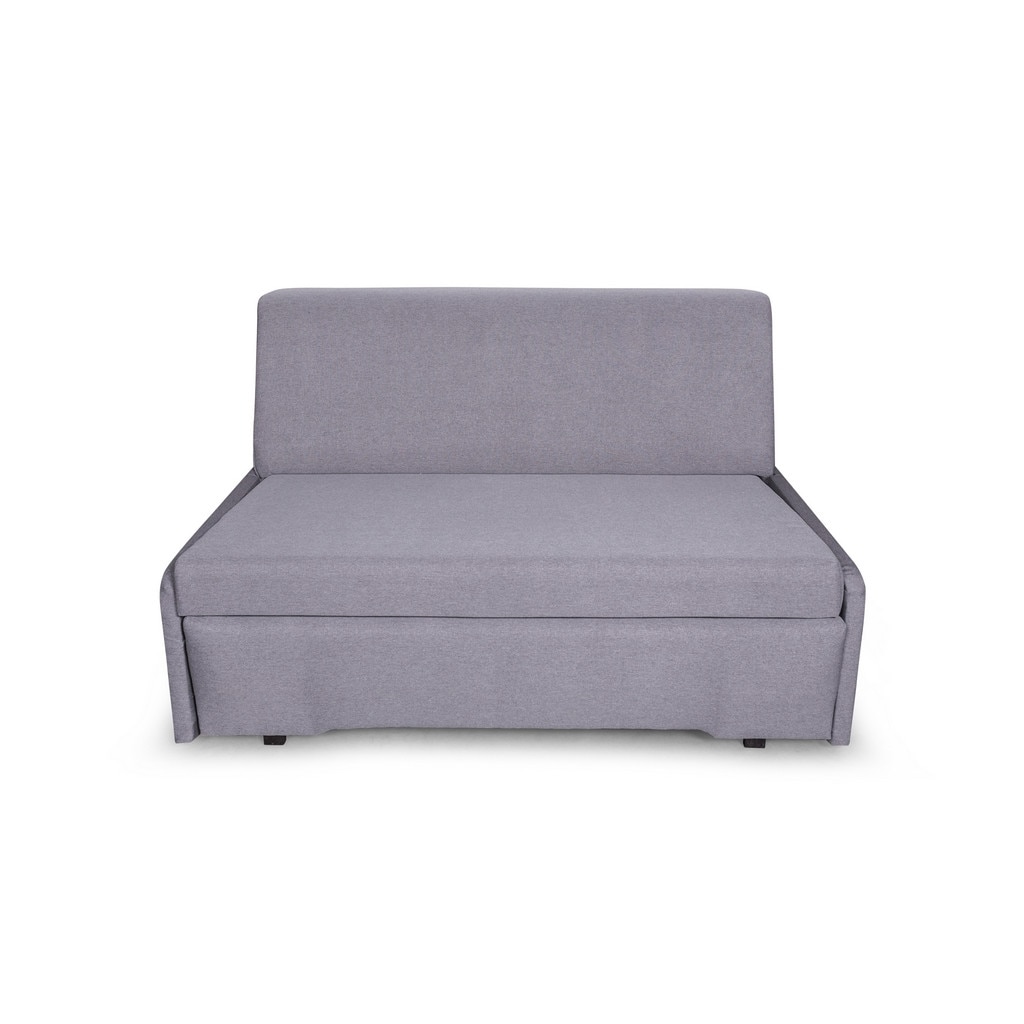 Canapea Elly II Gri , extensibila, lada de depozitare, 127 x 90 cm, Inari 91